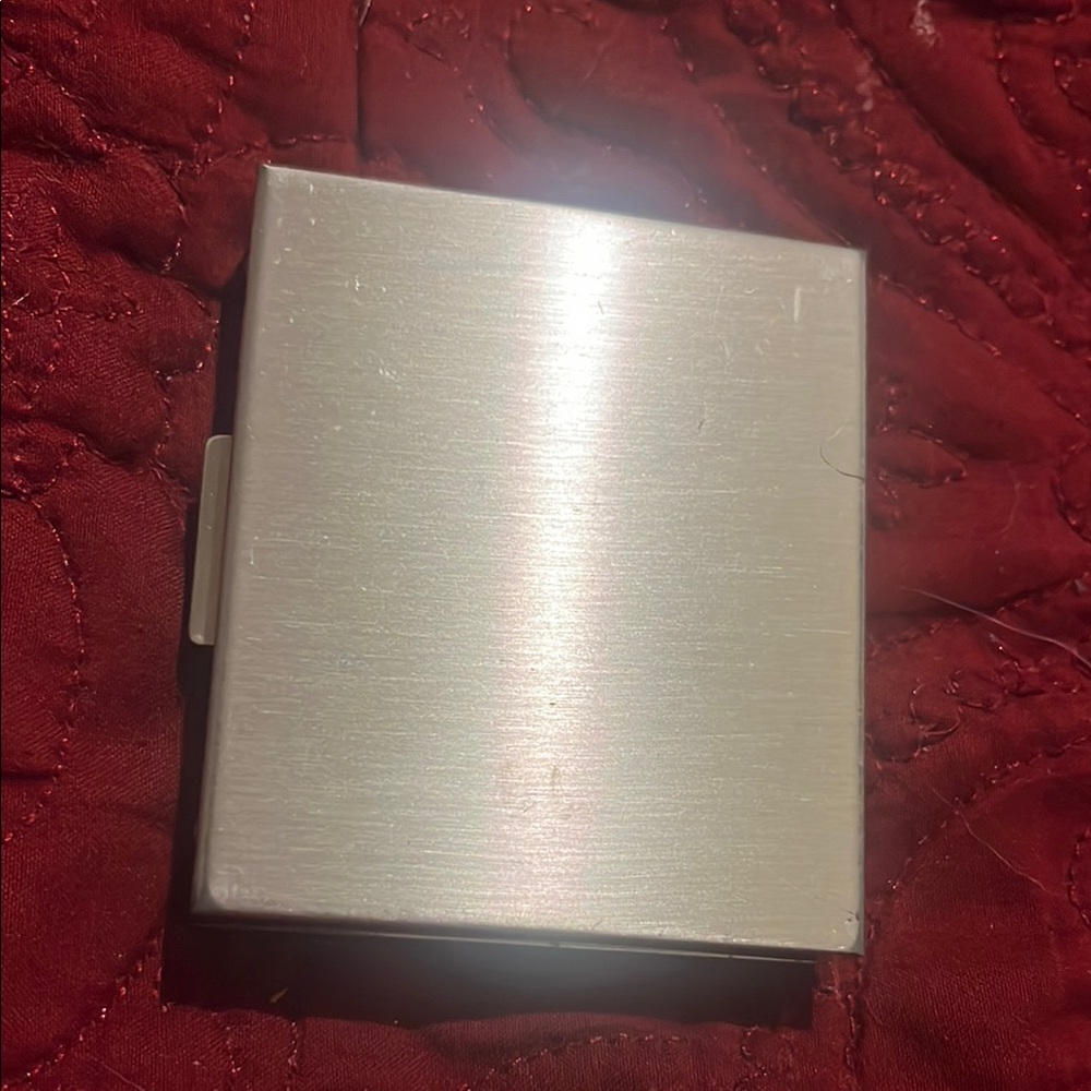 Masonic Silver and Gold Decorative Makeup compact with Mirror Vintage - Picture 2 of 7